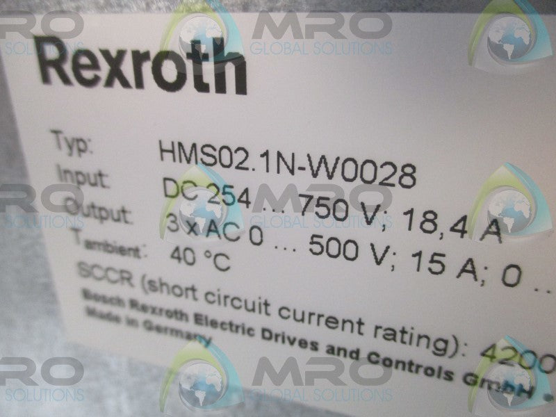 REXROTH HMS02.1N-W0028-A-07-NNNN NSNP