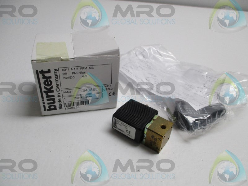 BURKERT 6011A1,6FPMMS 134088L SOLENOID VALVE  NSMP