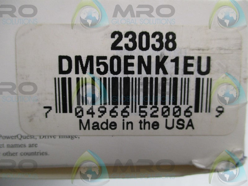 POWER QUEST 23038 DM50ENK1EU DRIVE IMAGE  NSMP