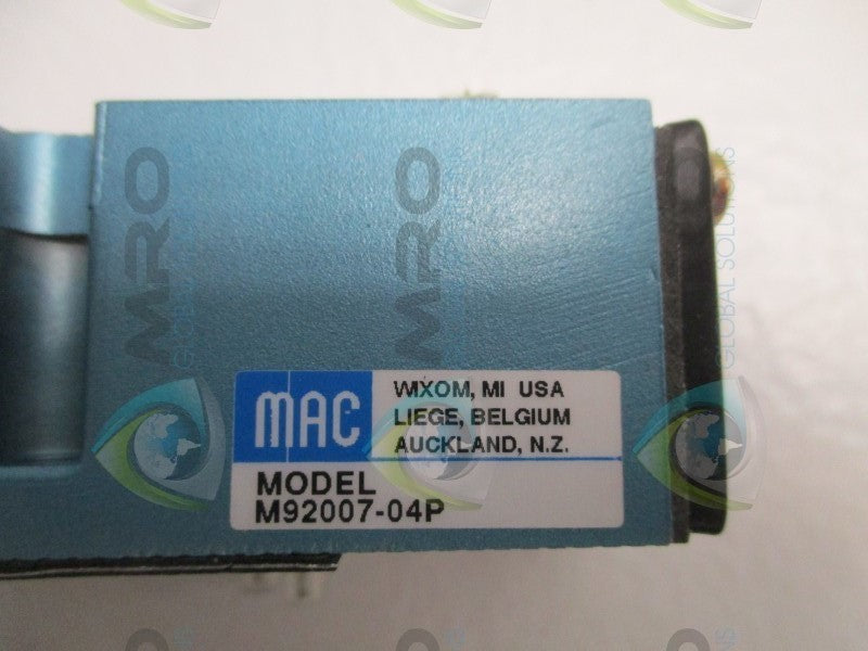 MAC M92007-04P SOLENOID BASE  NSMP