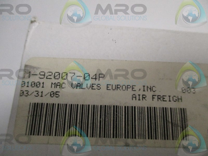 MAC M92007-04P SOLENOID BASE  NSMP
