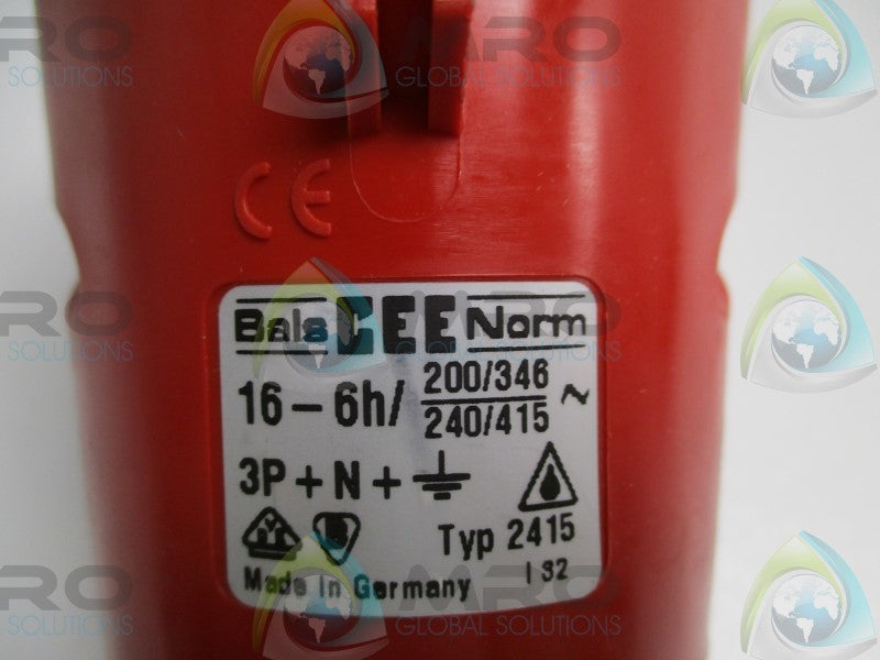 BALSCEENORM 2415 SURFACE MOUNTING APPLIANCE INLET  NSNP