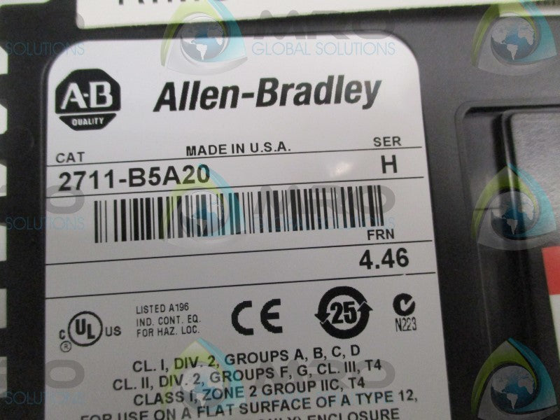 INDUSTRIAL SPARE PART 2711-B5A20 SER. H F/W 4.46  NSMP