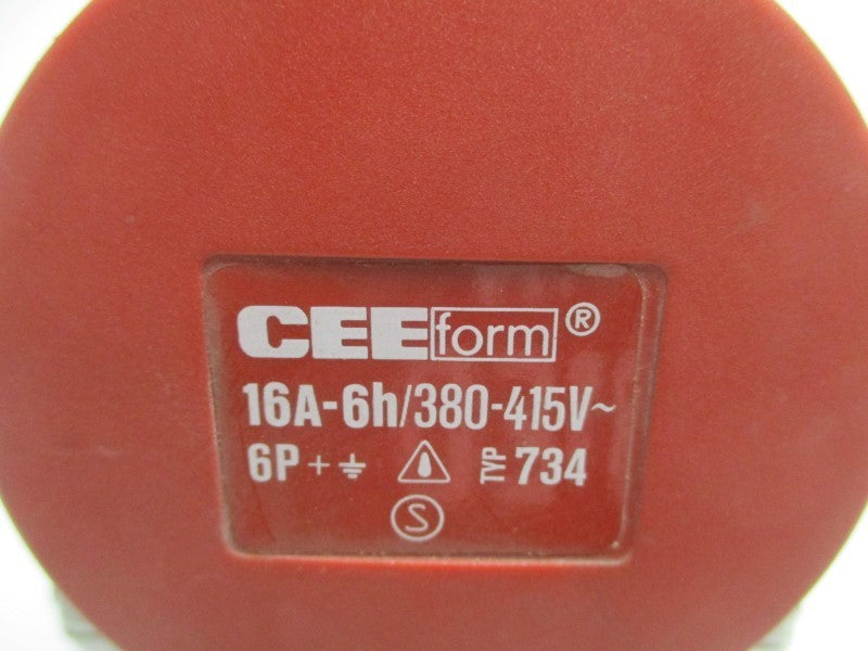 CEEFORM 734 WALL MOUNTING SOCKET OUTLET  UNMP
