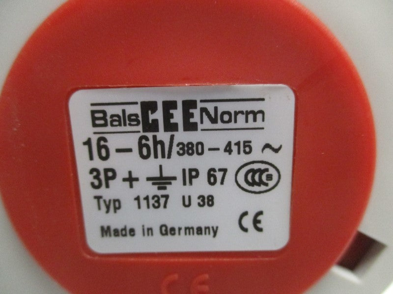BALSCEENORM 1137 WALL MOUTING SOCKET OUTLET  NSNP