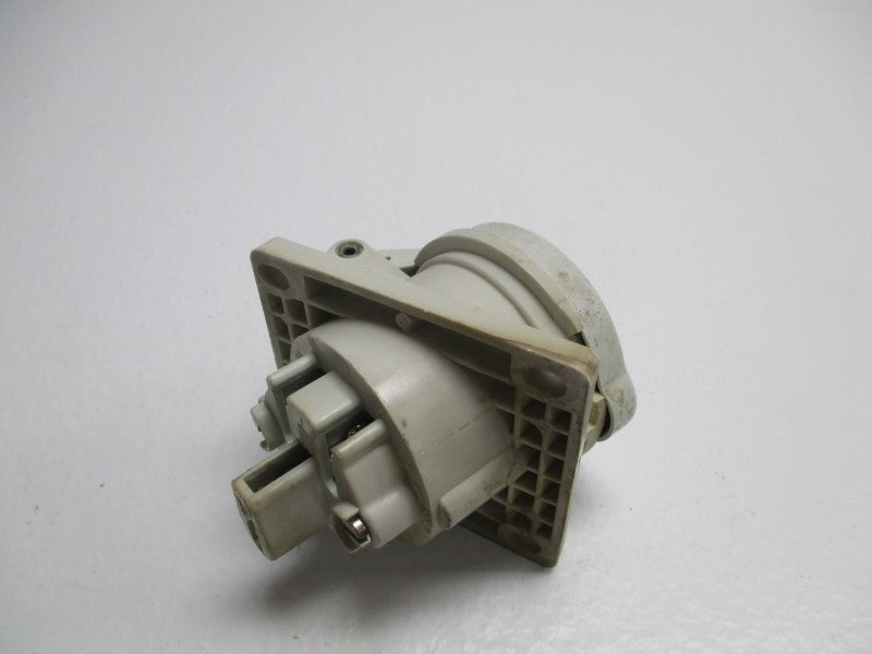 MENNEKES 16A-3h/uber50-250V PANEL MOUNTING SOCKET OUTLET ANGLED  UNMP