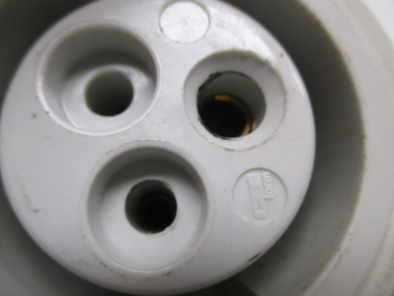 MENNEKES 16A-3h/uber50-250V PANEL MOUNTING SOCKET OUTLET ANGLED  UNMP