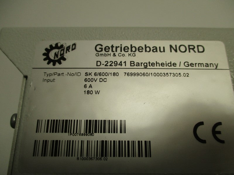 NORD SK6/600/180 BRAKE CHOPPER DRIVE  NSNP