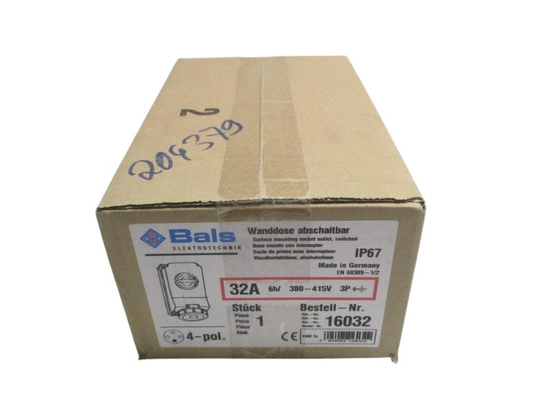 BALS 16032 SURFACE MOUNTING SOCKET OUTLET  NSFS