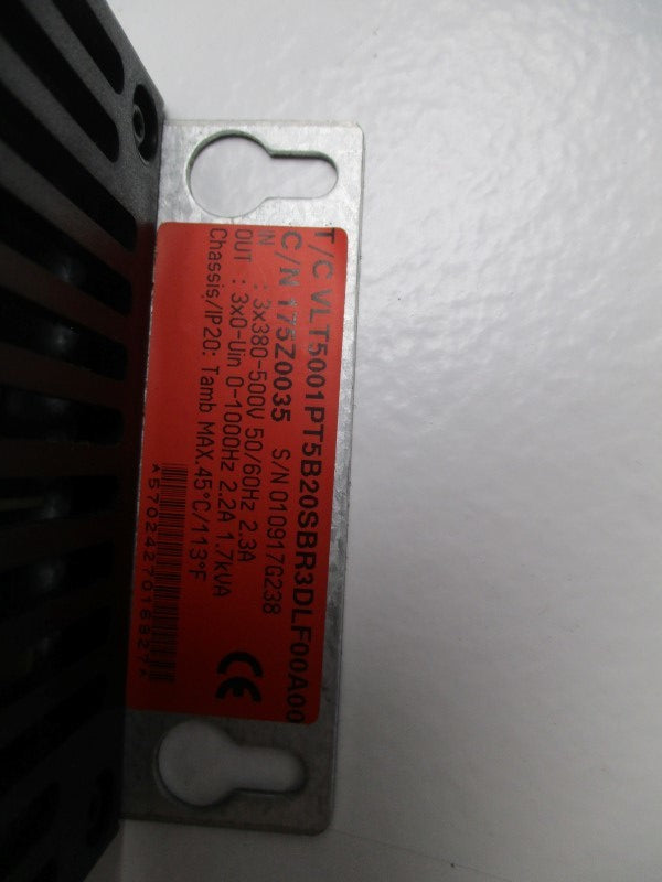 DANFOSS VLT5001PT5B20SBR3DLF00A00 UNMP