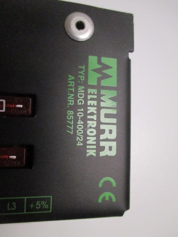MURR ELEKTRONIK MDG10-400/24 85777 POWER SUPPLY  UNMP