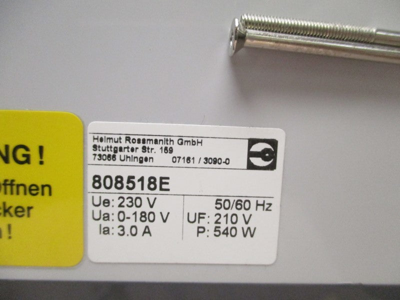 ROSSMANITH ROTHY 80851X FREQUENCY CONVERTER (AS PICTURED)  NSNP