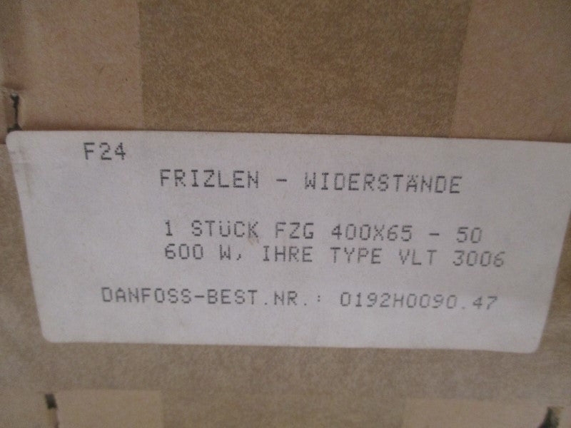 FRIZLEN FZG400X65-50 BRAKE RESISTOR 50OHMS 600W  NSFS