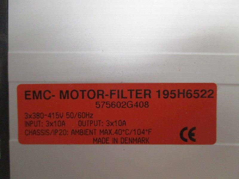 DANFOSS EMC 195H6522 MOTOR FILTER  NSMP