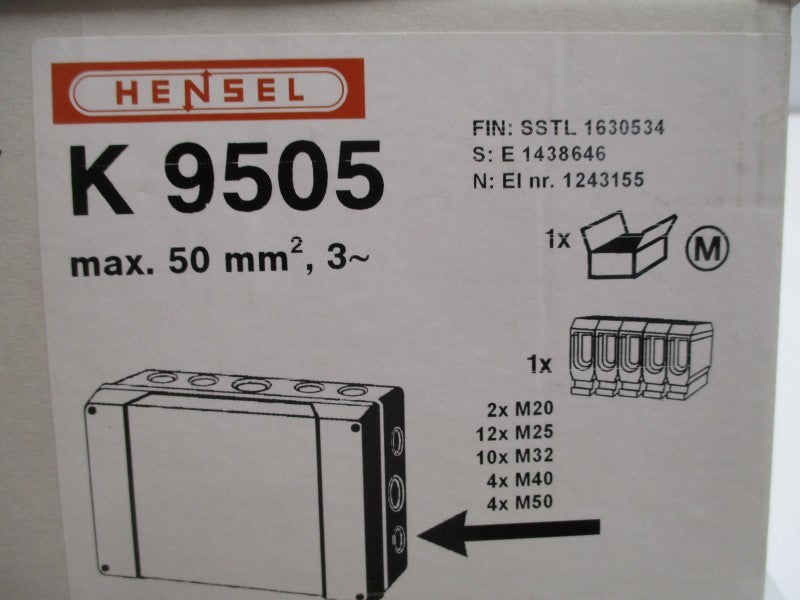 HENSEL K9505 JUNCTION BOX  NSMP
