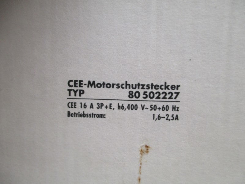 NOLTA 80502227 SKID PLUG  NSMP