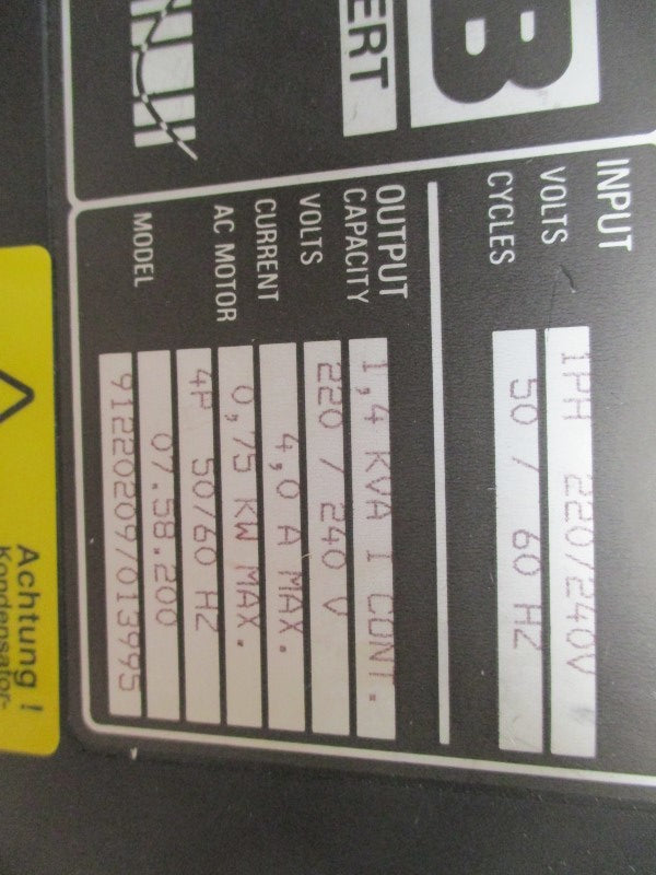 KEB 07.58.200 FREQUENCY CONVETER  UNMP