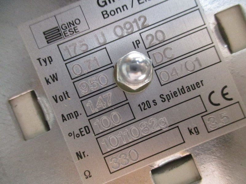 GINOESE 175U0912 BRAKE RESISTOR 330OHMS  NSMP