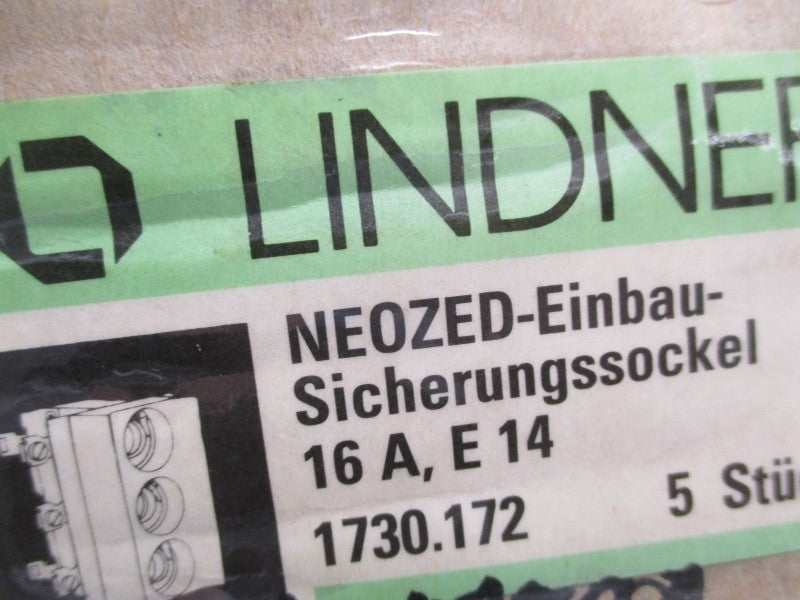 LINDNBER 1730.172 NEOZED INSTALLATION SINKER SOCKET  NSNP