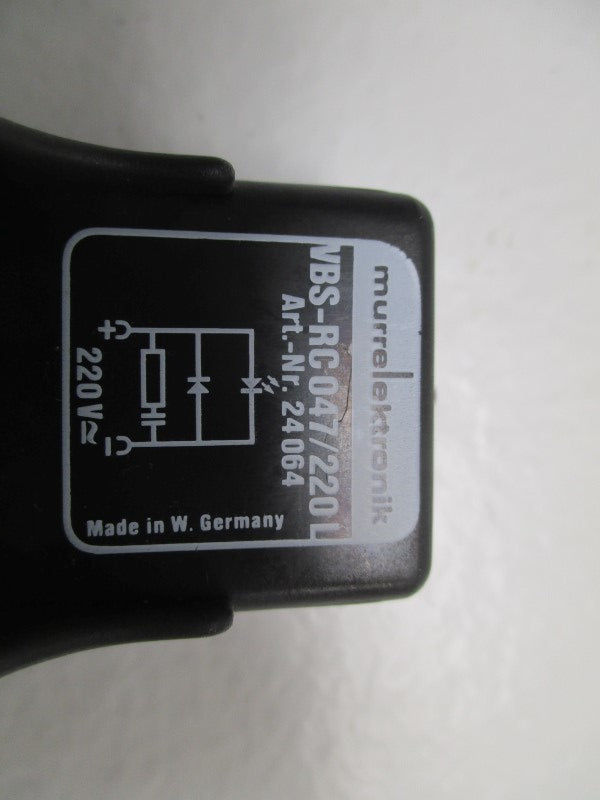 MURR ELEKTRONIK VBS-RC047/220L SOLENOID SUPPRESSOR 220V  NSNP