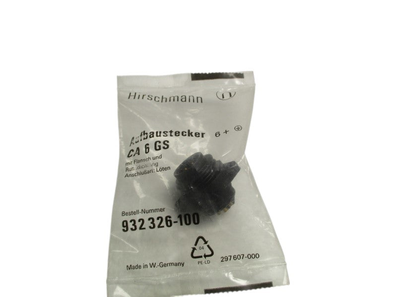 HIRSCHMANN 932326-100 STRAIGHT CABLE SOCKET  NSMP