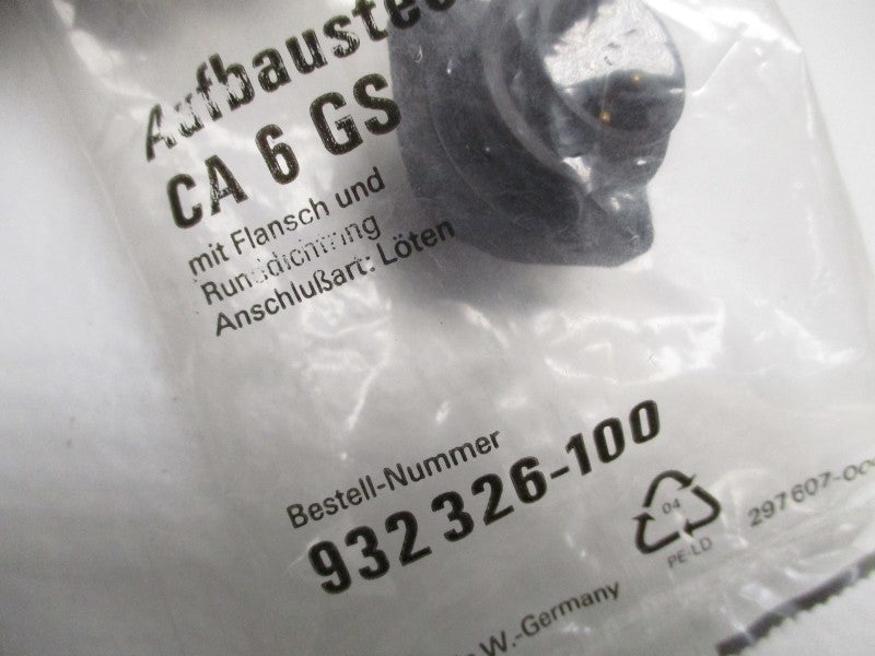 HIRSCHMANN 932326-100 STRAIGHT CABLE SOCKET  NSMP