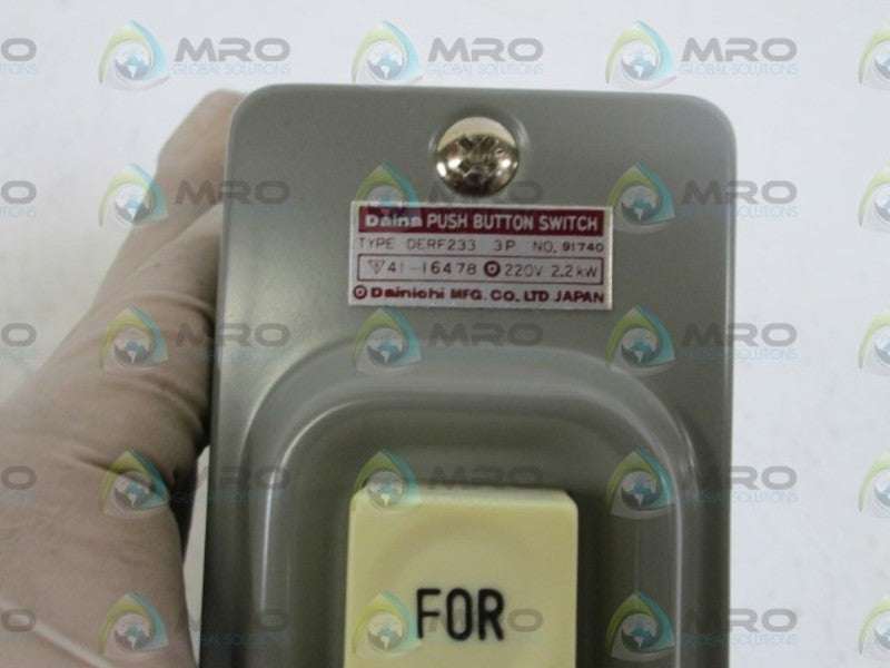 DAINA PUSHBUTTON SWITCH DERF233  NSNP