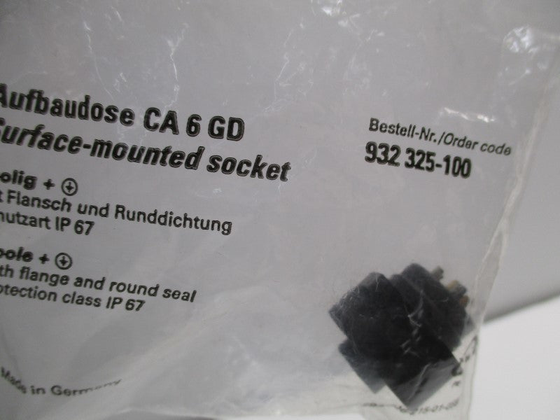 HIRSCHMANN 932325-100 SURFACE MOUNTED SOCKET  NSMP