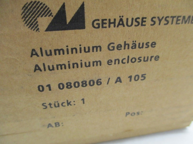 GEHAUSE 01080806/A105 ALUMINIUM ENCLOSURE  NSMP