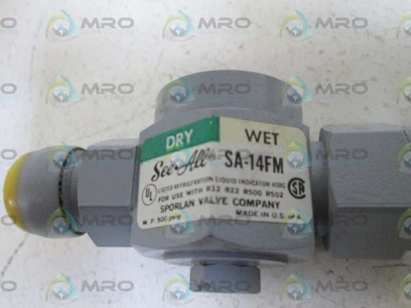 SPORLAN MOISTURE LIQUID INDICATOR SA-14FM NSNP