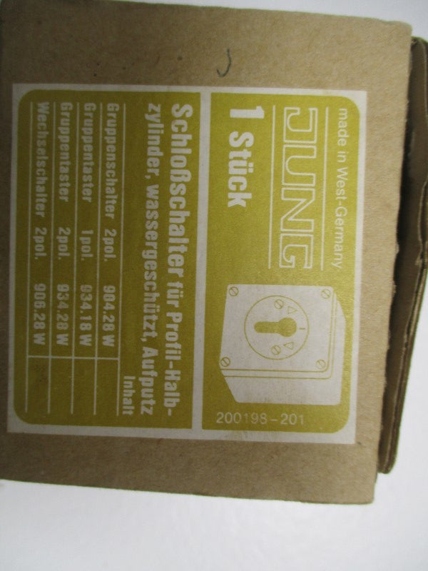 JUNG 200198-201 PROFILE HALF CYLINDER  NSMP