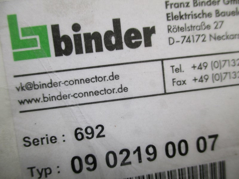 BINDER 0902190007 CABLE SOCKET  NSNP