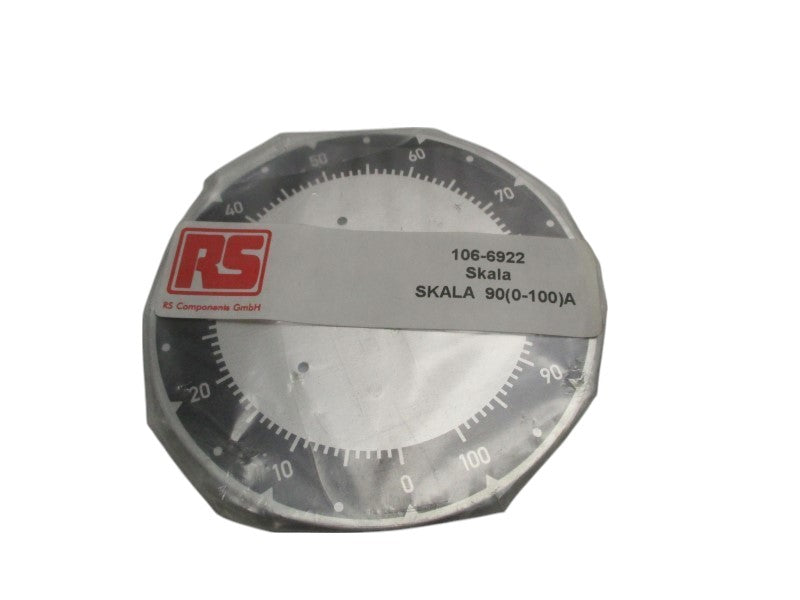 RS 106-6922 FRONT PANEL SKALA 90(0-100)A  NSNP
