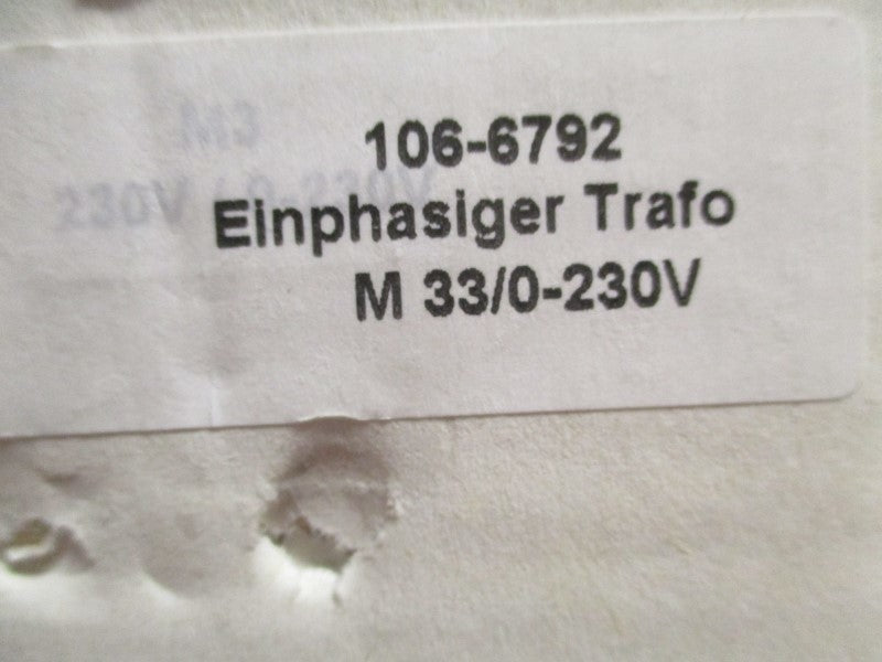 BLOCK TYPE M33 ELECTRIC MOTOR 184 230V  NSMP