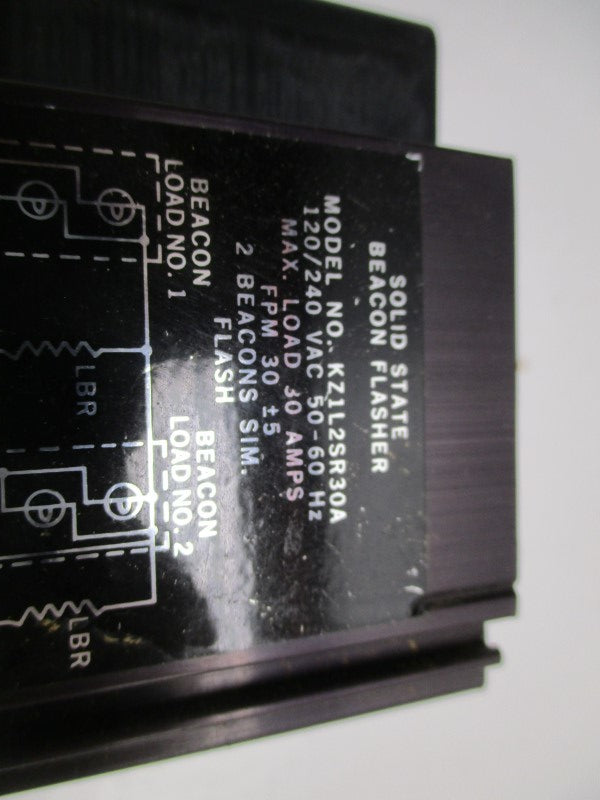 HUGHEY KZ1L2SR30A SOLID STATE BEACON FLASHER  UNMP