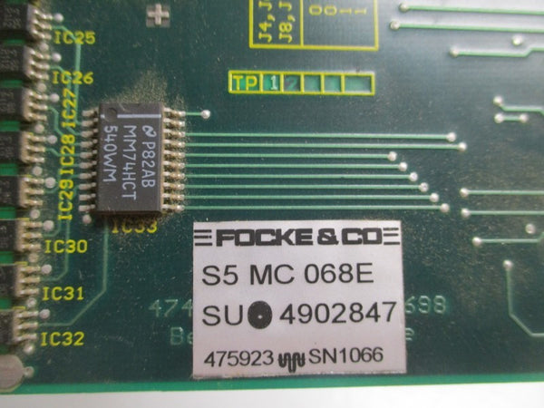 FOCKE S5MC068E CONTROL BOARD  UNMP