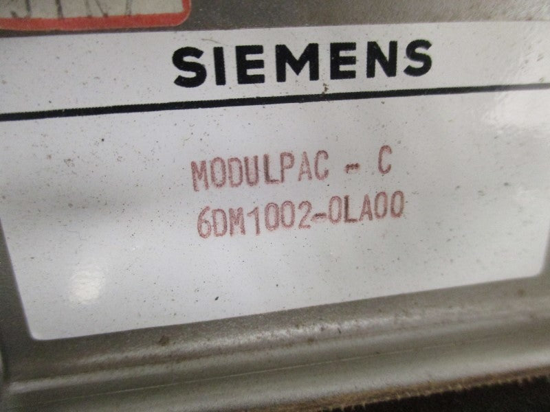 SIEMENS 6DM1002-0LA00/6RA5021-3MA00-1 MODULPAC C SUBRACK ASSEMBLY  UNMP