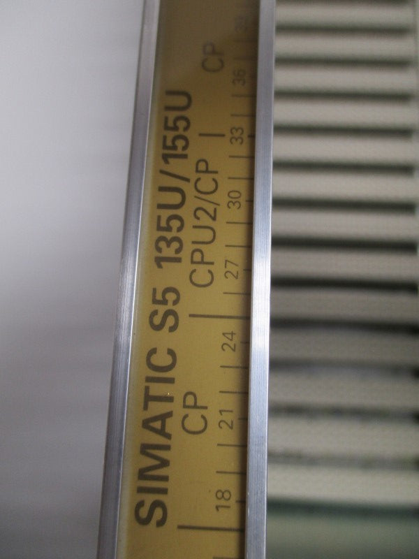 SIEMENS SIMATIC S5 6ES5188-3UA22 21-SLOT RACK UNIT (AS PICTURED)  UNMP
