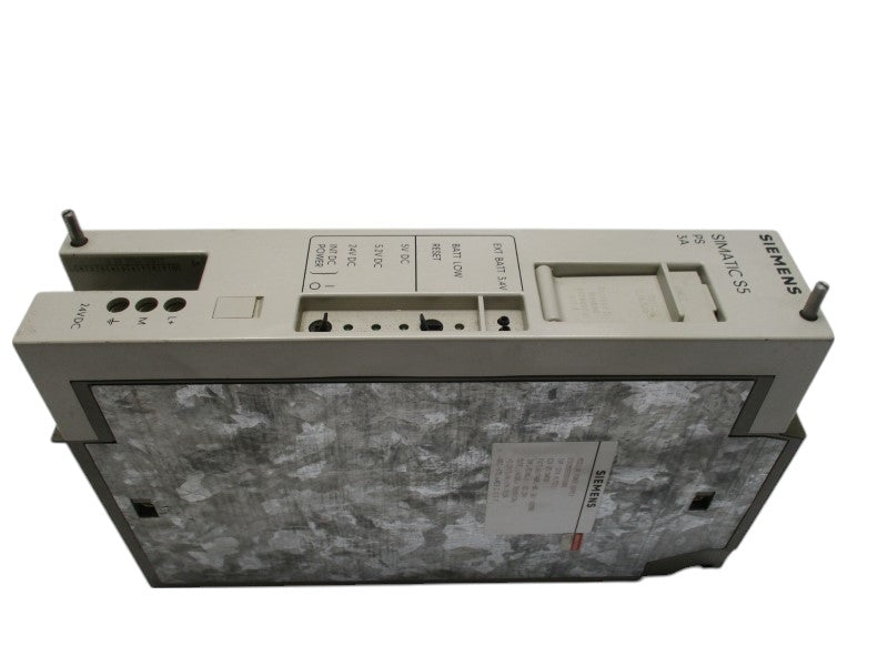 SIEMENS SIMATIC S5 6ES5951-7NB13 MODULAR POWER SUPPLY (NO BATTERY)  UNMP