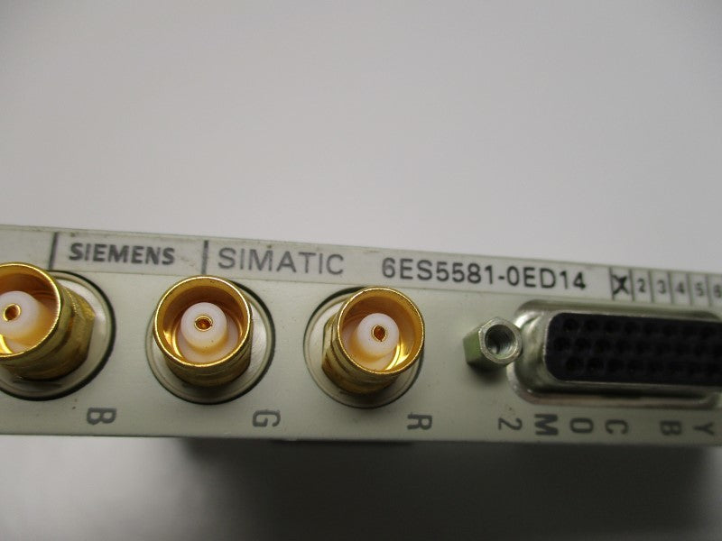 SIEMENS SIMATIC 6ES5581-0ED14 PROCESSOR MODULE  UNMP