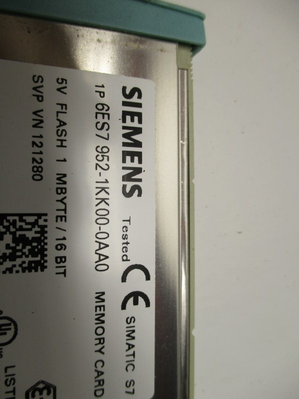 SIEMENS SIMATIC S7 6ES7952-1KK00-0AA0 MEMORY CARD 1MB  UNMP