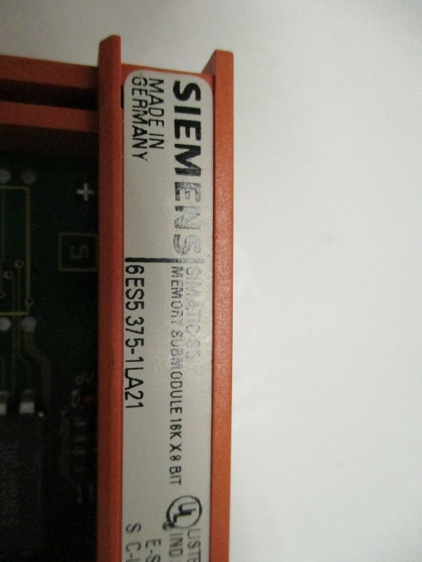 SIEMENS SIMATIC S5 6ES5375-1LA21 MEMORY SUBMODULE  UNMP