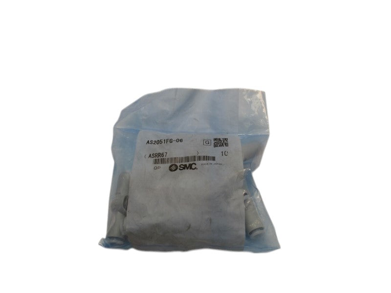 SMC AS2051FG-06 FLOW CONTROL W/ FITTING (PKG OF 10)   NSMP