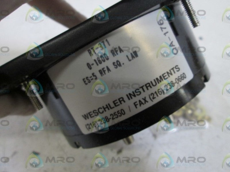 WESCHLER PANEL METER 0-1800RFA RT-371  NSNP