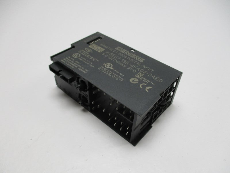 SIEMENS SIMATIC ET200S 6ES7138-4FA04-0AB0 INPUT MODULE (AS PICTURED)  UNMP