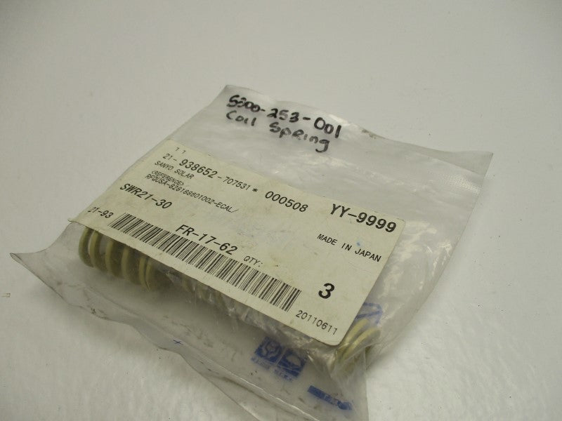 MISUMI FR-17-62 SPRING (PKG OF 3)  NSMP