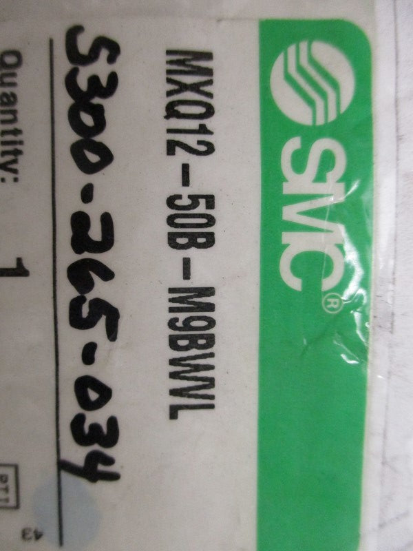 SMC MXQ12-50B-M9BWVL AIR SLIDE CYLINDER TABLE  NSNP
