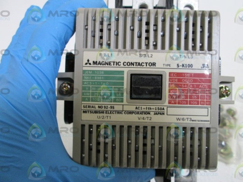 MITSUBISHI MAGNETIC CONTACTOR S-K100 NSMP