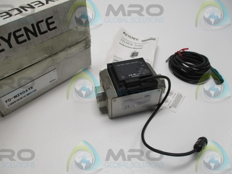 KEYENCE FD-MZ50AYK ELECTROMAGNETIC DIGITAL FLOW SENSOR  NSMP