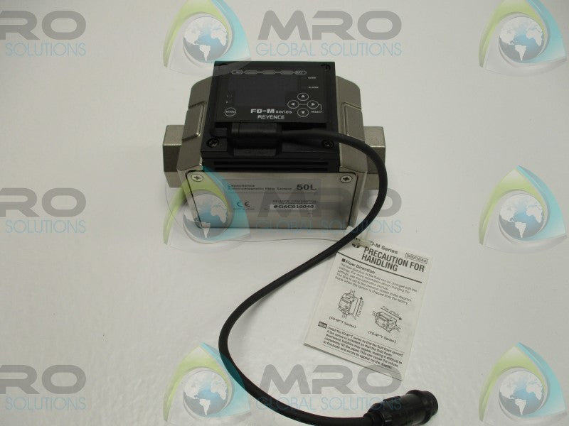 KEYENCE FD-MZ50AYK ELECTROMAGNETIC DIGITAL FLOW SENSOR  NSMP